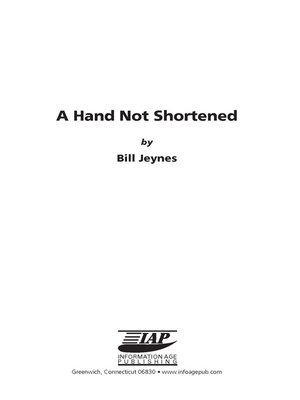 cover image of A Hand Not Shortened